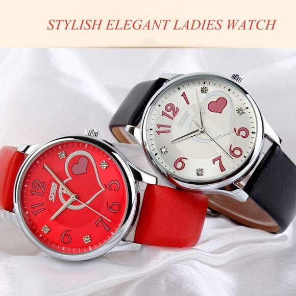 Chic Women's Quartz Watch with Scratch-Resistant Glass and Shining Rhinestones - Picture 3 of 4